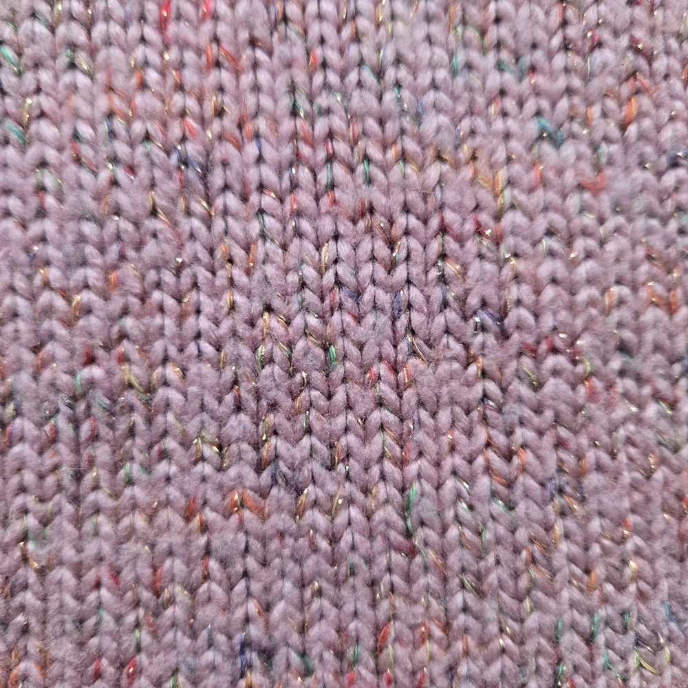 Baby Gap 12-18M Pink Marled Knit Sweater Mock Neck Button Shoulder Confetti Top